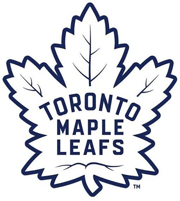 #ad #ad Toronto Maple Leafs Logo Die Cut Laminated Vinyl Sticker Decal NHL