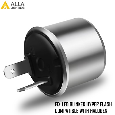 #ad Alla Lighting Turn Signal Hazard LED Flasher Relay EF32 2PinNo Fast Hyper flash