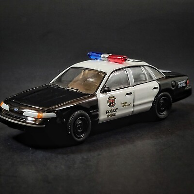 #ad #ad 1:64 SCALE 1992 92 FORD CROWN VICTORIA POLICE INTERCEPTOR LAPD DIECAST MODEL CAR