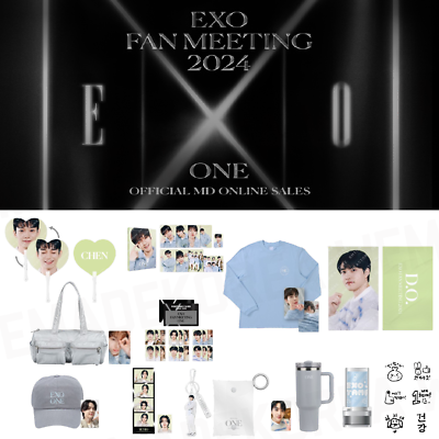 #ad Pre order 2024 EXO FAN MEETING: ONE Official MD Slogan Ball Cap Bag etc