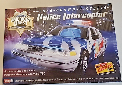 #ad #ad Lindberg 1996 Crown Victoria Police Interceptor Kit # HL130 12 1:25 Snap It