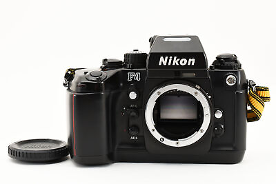 #ad Near MINT Nikon F4 35mm SLR Film Camera Body Only Black From JAPAN