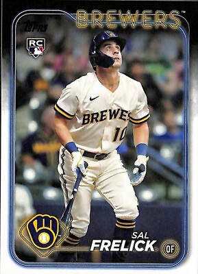 #ad Sal Frelick 2024 Series Topps 1 Rookie Card RC #76 Milwaukee Brewers