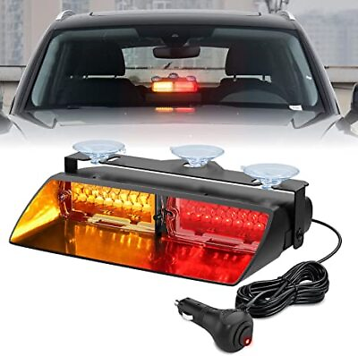 Emergency LED Strobe Lights Hazard Warning Safety Flash Lights with Suction Cups