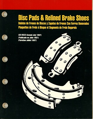 #ad 1997 Allied Signal Disc Pads amp; Relined Brake Shoes Catalog