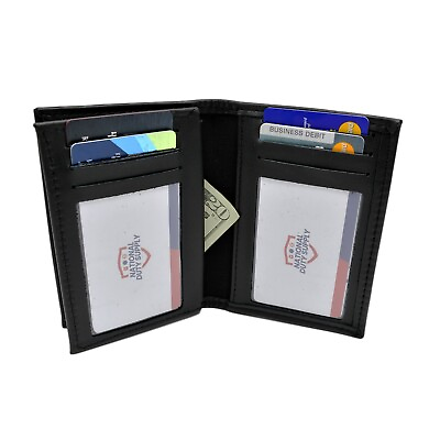 Federal Double ID Credential Credit Card Case FBI Size 3quot; X 5quot; Thin Card Case