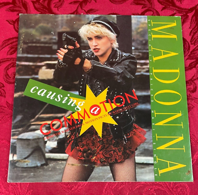 #ad Madonna CAUSING A COMMOTION 1987 Sire MaxiSingle
