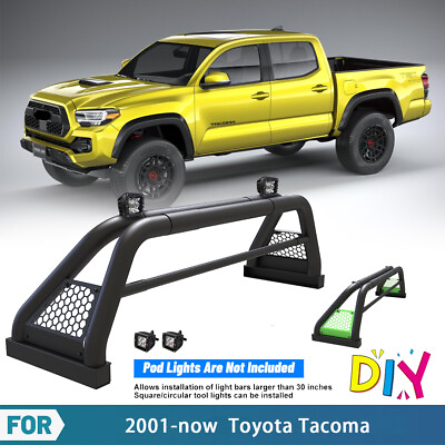 #ad #ad Adjustable For 2001 2023 Toyota Ttacoma Sport Bar Truck Bed Chase Rack Roll Bar