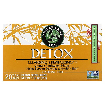 #ad Detox Caffeine Free 20 Tea Bags 1.16 oz 33 g