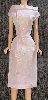 #ad Vintage Light Pink Barbie Size Dress Really Cute