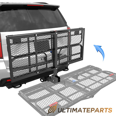 #ad For SUV Towball Car Back Rack Basket Trailer Luggage Cargo animal Carrier New