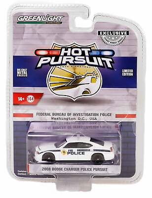 #ad #ad Greenlight Hot Pursuit FBI 2008 Dodge Charger Police Hobby Exclusive 1:64