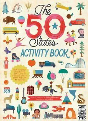 #ad The 50 States: Activity Book: Maps of the 50 States of the USA GOOD