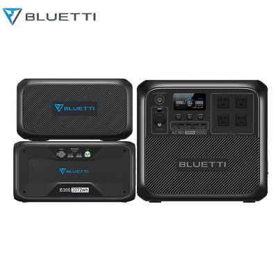 #ad BLUETTI AC180 1800W Portable Power Station B230 B300 Extra Battery Storage