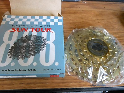 #ad NOS New Old Stock Suntour 888 Gold Pro Compe FreeWheel 1 2 by 3 32 5 Speed 14 34