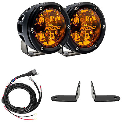 #ad Rigid 41652 360 Series Amber PRO LED Lights Pair Kit Set for 17 24 Polaris RZR R