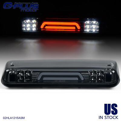 #ad FIT FOR 04 2008 FORD F150 3D LED BAR THIRD 3RD TAIL BRAKE LIGHT CARGO LAMP SMOKE