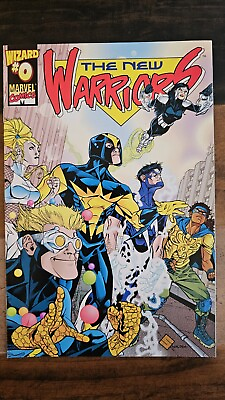 #ad The New Warriors Wizard #0 Marvel Comics 1999