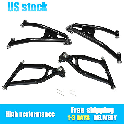 #ad For 2004 2013 Yamaha YFZ450 Front Upper Lower Right And Left A Arms Black