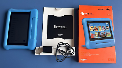 #ad NICE Amazon Fire 7 Kids Edition Tablet 9th Generation 16GB Wi Fi 7quot; Blue