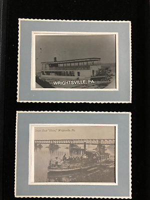 Steamboat Mary amp; Helen Wrightsville amp; Columbia PA 1907 both Photos