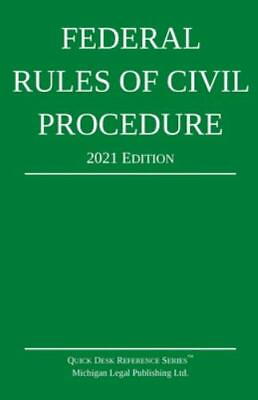 #ad Federal Rules of Civil Procedure; 2021 Edition: With Statutory Supplement by