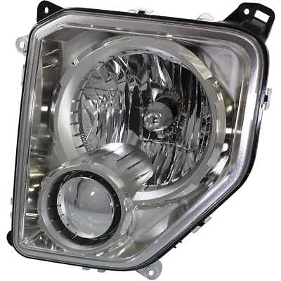 #ad Headlight For 08 12 Jeep Liberty Halogen Clear Lens Driver Side With Bulb CAPA