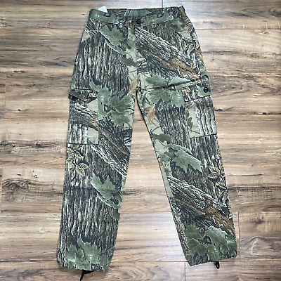 #ad Vintage Liberty Camo Pants Adult 32 Medium Camouflage Hunting Adjustable Mens