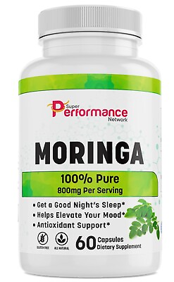 #ad #ad Super Performance Network 100 % Pure Moringa Capsule 800 mg per serving 