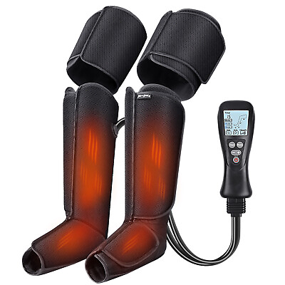 #ad Leg Massager with Heat and Circulation Air Compression Massage Boot Foot amp; Calf