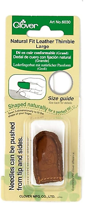 #ad Natural Fit Leather Thimble Large