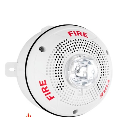 #ad System Sensor SPS CWL Ceiling Speaker Strobe White L01 0152 001
