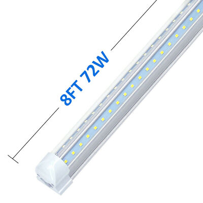 #ad 4FT 5FT 6FT 8FT T8 LED Tube Light Bulbs 6500K Integrated LED Shop Light Fixture