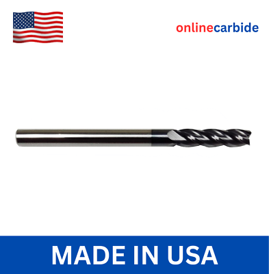 #ad #ad 5 16quot; 4 FLUTE LONG CARBIDE END MILL TiALN COATED