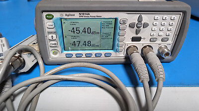 #ad Agilent N1914A EPM Series Dual Power Meter E9300A power Sensor SUCOFLEX 104