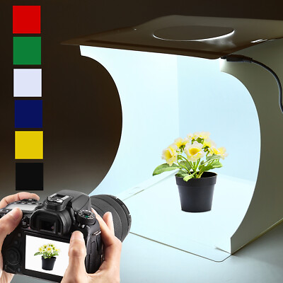 #ad #ad LED Light Room Photo Studio Photography Lighting Tent Kit Backdrop Cube Mini Box