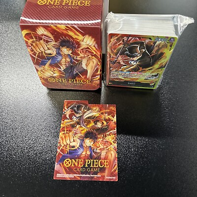 #ad One Piece Ultra Deck: The Three Brothers ST 13 DECK And DECK box Only