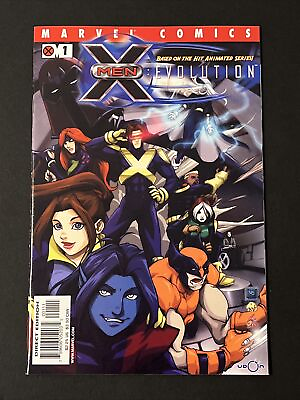 #ad X men Evolution #1 Marvel Comics 2002 First Issue Animated Series TV VFNM