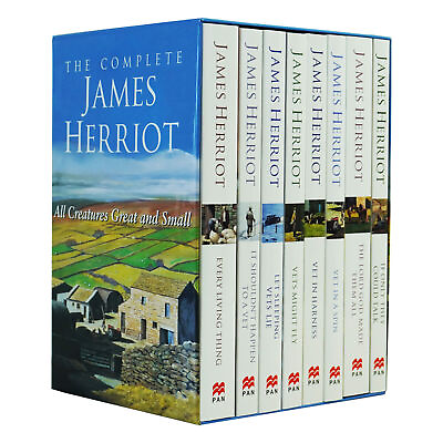 #ad All Creatures Great and Small: The Complete James Herriot 8 Books Box Set PB