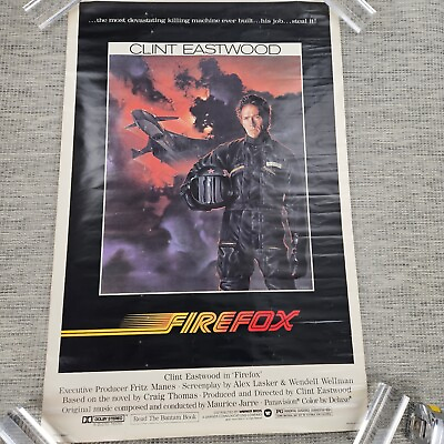 #ad Firefox 1982 Original 1 Sheet Movie Poster Clint Eastwood 27quot; x 41quot;