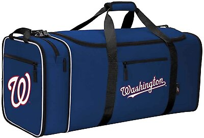 #ad Washington Nationals Premium Duffel Bag Steal Design 28x11x12 Inch Fold Up...