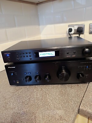 #ad Rotel T11 FM DAB In Black Stereo Tuner Imaculate condition Cared For Tested