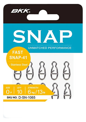 #ad BKK Fast Snap 41 Stainless Steel Quick Snaps