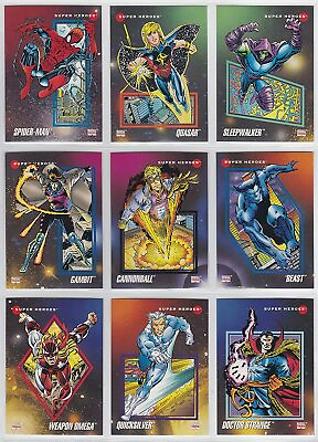 #ad 1992 Marvel Universe III Impel X Men Base Card U Pick Choose Complete Your Set