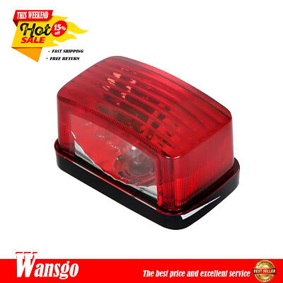 #ad Red Brake Light Fit For Yamaha Banshee Blaster Rear Taillight Lens Bulb 02 06