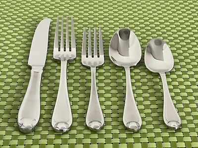 #ad Oneida SATIN GARNET Stainless 18 10 Frost amp; Glossy NEW Flatware CHOICE A34N