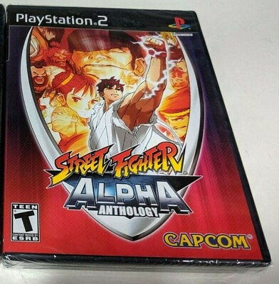 #ad #ad Street Fighter Alpha Anthology PlayStation 2 PS2 Brand New