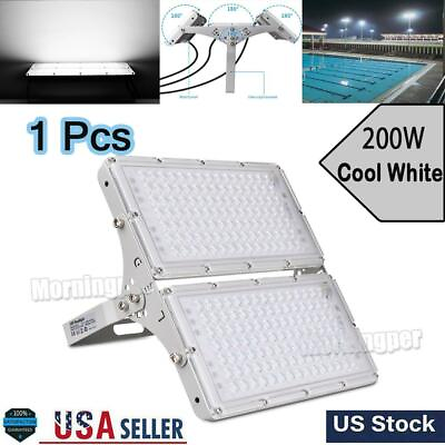 200W Watts Led Flood Light Module Lamp Security Outdoor Spotlights Cool White