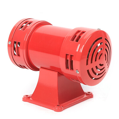 #ad #ad 400W Red Electric Siren Industry Alarm Siren Warning Air Raid Horn Siren