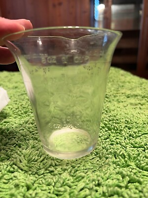 #ad Vintage Federal glass measuring cup